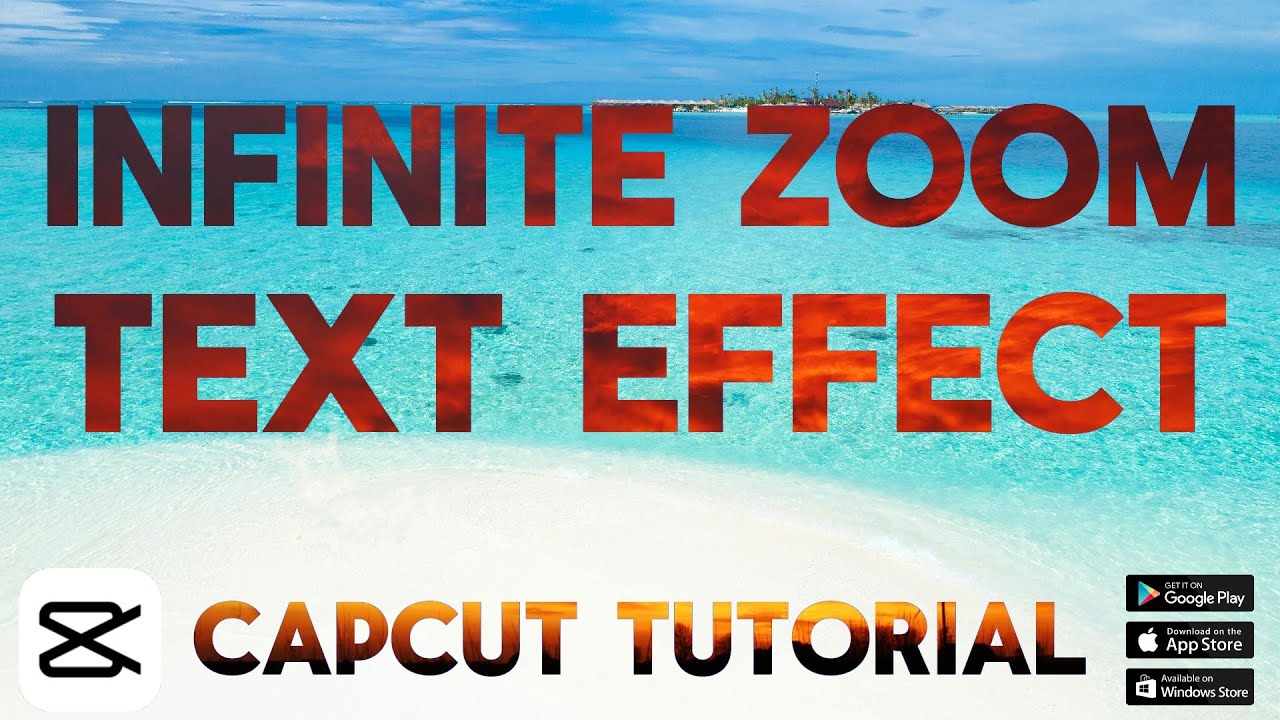 Infinite Zoomtext CapCut Tutorial: Infinite Zoom Text Effect Using Chroma Key - YouTube