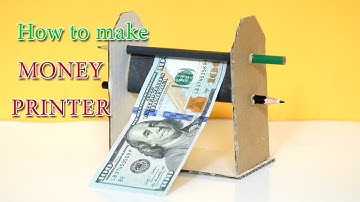 How to make money printer machine | Diy printer machine