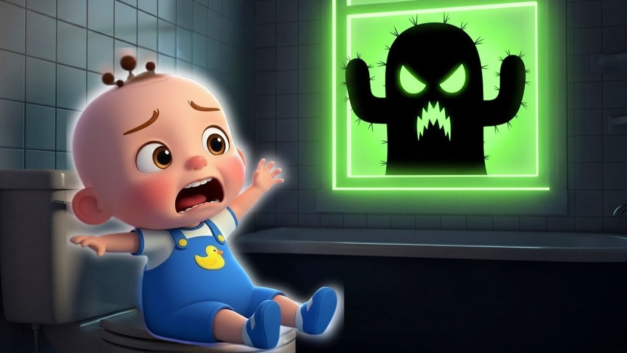 Monster In The Toilet! 🚽 | Funny Potty Song | Baby Ariyan Kids Songs