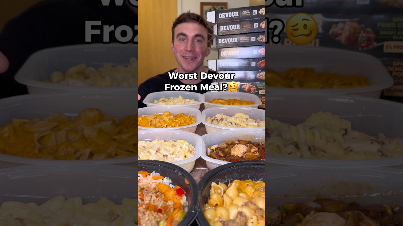 Worst Devour Frozen Meal?🥴 #frozenmeal #tvdinner #mukbang