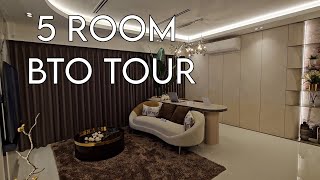 5 Room HDB BTO (110sqm) Show flat House Tour Renovation at My Nice Home Gallery HDB HUB Singapore