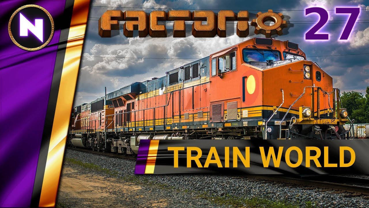 Factorio 0.17 Train World #27 CONVERTING STATIONS