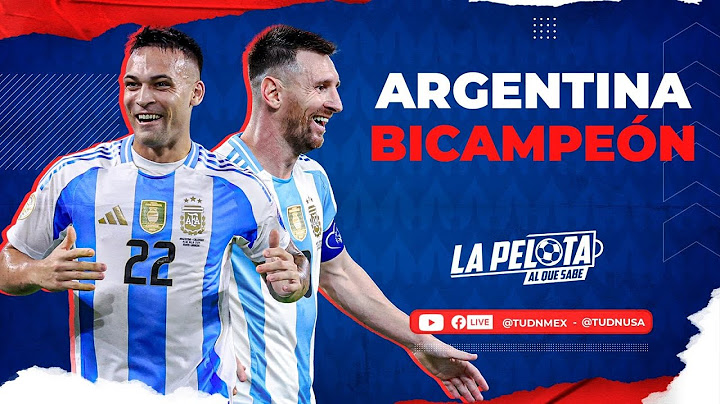 🔴 EN VIVO: ARGENTINA es CAMPEÓN de la COPA AMÉRICA 🇦🇷🏆 | Análisis completo