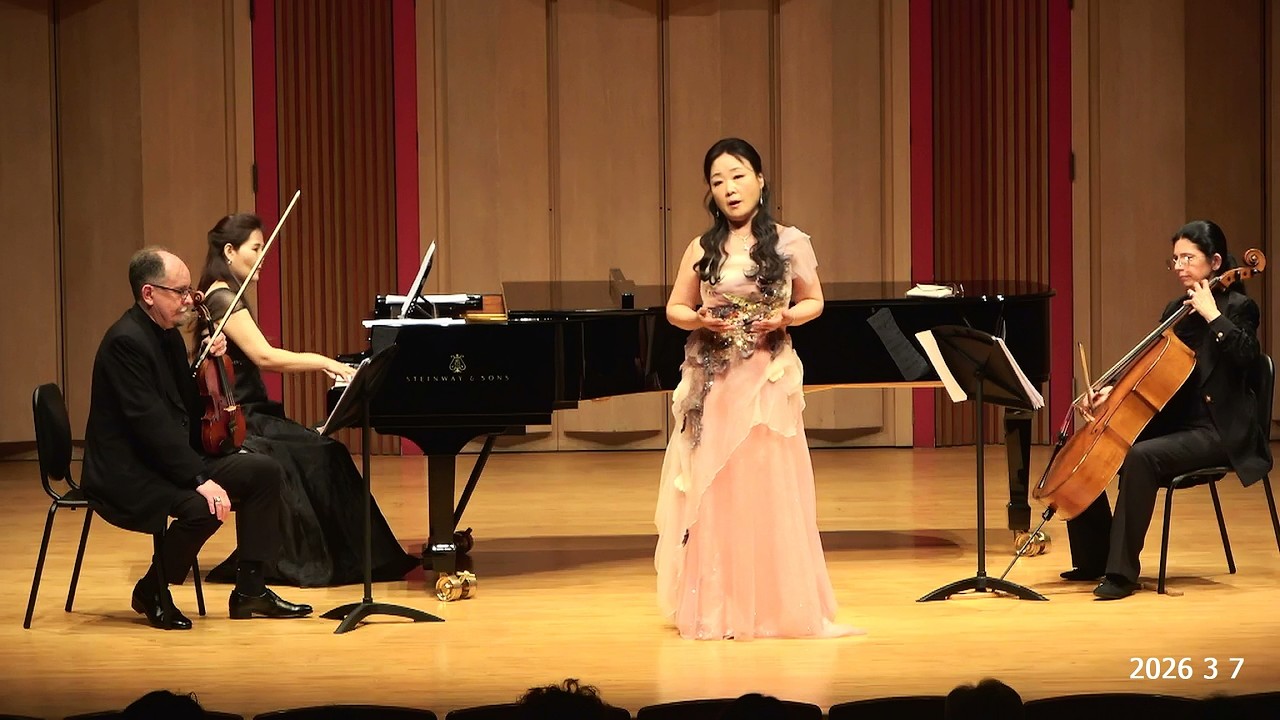 Sop.반순애 진달래꽃(김소월 시 임채일 곡) Pf.박은영 Vn.알랙시 Vc.키로바