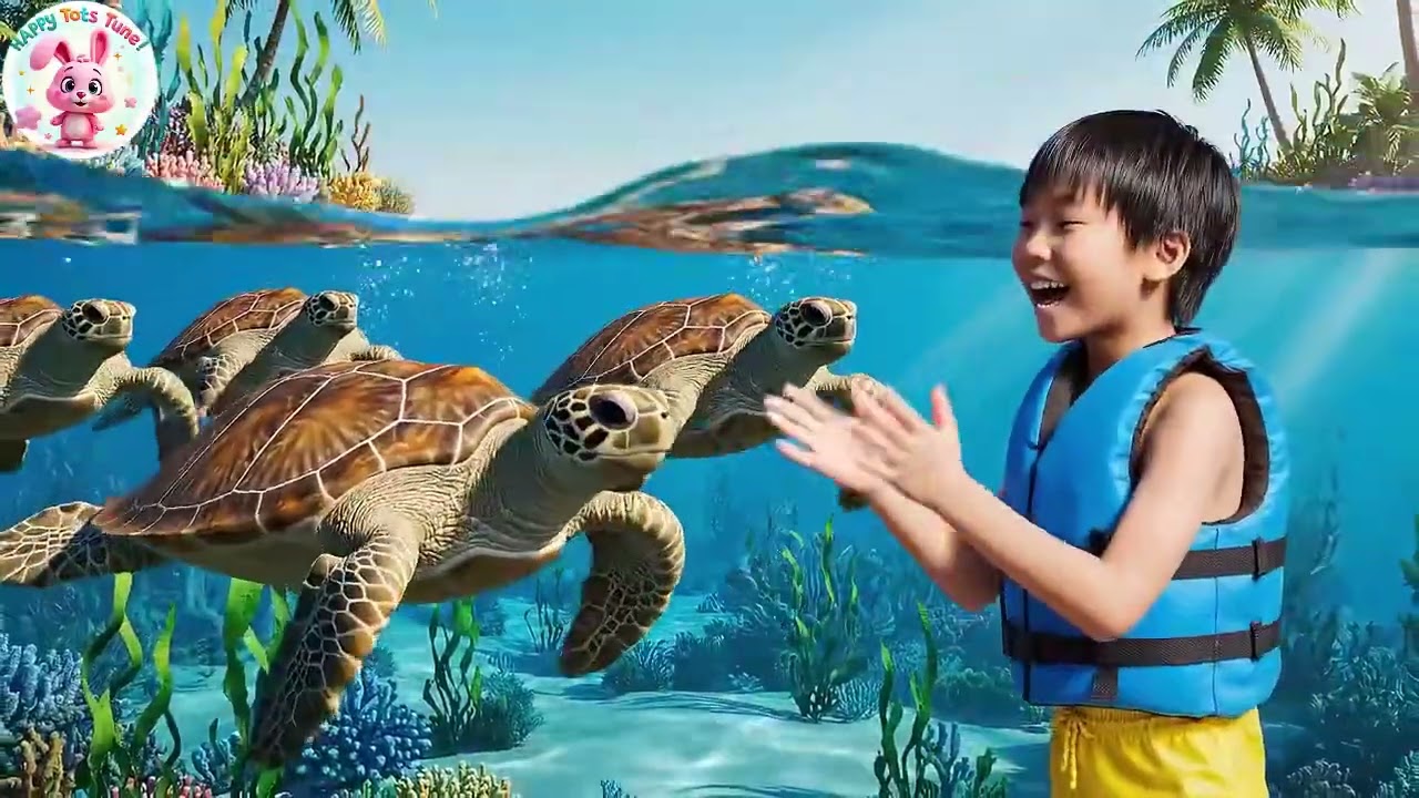 Five Little Penguins Slide Slide Slide 🐧 | Fun Antarctic Rhyme for Toddlers | Kids Sing-Along Song