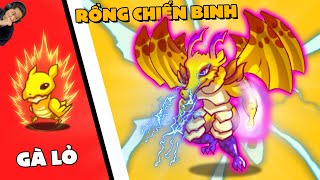 PobbRose Tiến hóa GÀ LỎ thành RỒNG CHIẾN BINH !!! (PobbRose Thánh nuôi rồng) | Dragon Evolution ✔