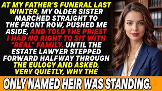 At Dad's Funeral My Sister Said I Wasn't Real Family—The Estate Lawyer Disagreed
