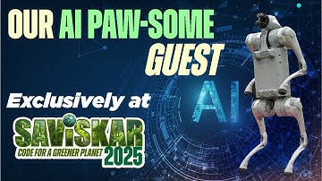 AI Dog Steals the Show at Saviskar 2025 | CGC University, Mohali