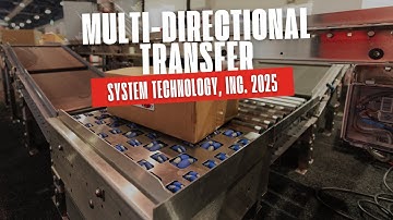 Multi-Directional Transfer Conveyor Demo | 90° Case Movement Without Compressed Air