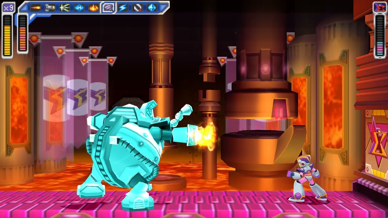 Megaman Maverick Hunter X - PSP in HD: Part 13 Sigma Palace III + Vile + D-Rex