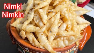 How To Make Nimki Nimkin Easy Crunchy Savoury Snack Delicious