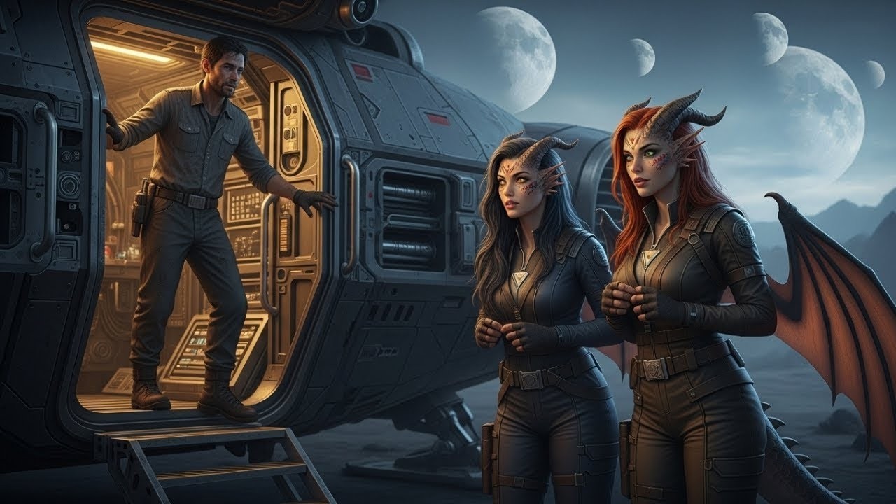 Un pobre mecánico humano acoge a dos niñas dragón durante una noche, ¡sin saber que su padre .......