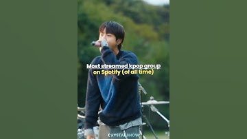 most streamed kpop group on spotify all time #bts #btsarmy #army #btsot7forever