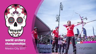 韓国対メキシコ – リカーブ女子団体金メダル決勝 | メキシコシティ 2017 screenshot 4