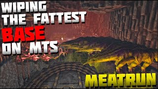 This is the Biggest Base on MTS and we Wiped it ! ARK PvP