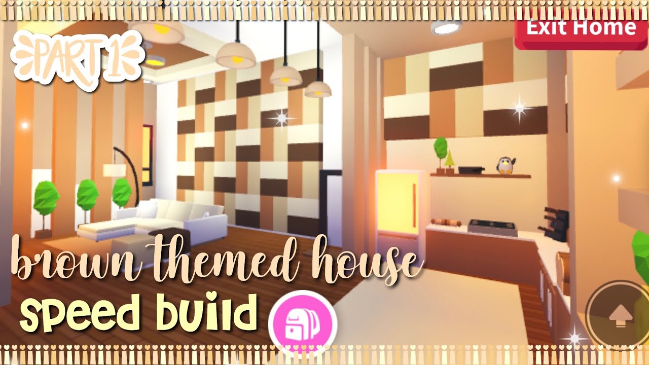 Brown Themed House🌿*Part 1* Speed Build (Roblox Adopt Me