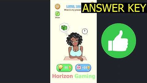 Naughty Puzzle Tricky Test LEVEL 168 Wheres my presents - Gameplay Walkthrough Android IOS