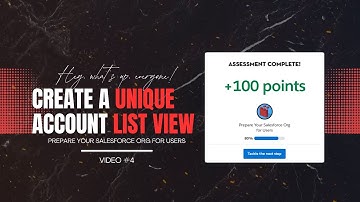 Create a Unique Account List View in Salesforce| Step-by Step Guide EXPLAINED #trailhead #salesforce