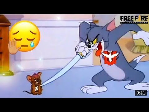 FREE FIRE TOM AND JERRY SAD STORY 🥺 ||TOM AND JERRY FREE FIRE 🔥 SAD STORY 😔 #freefire