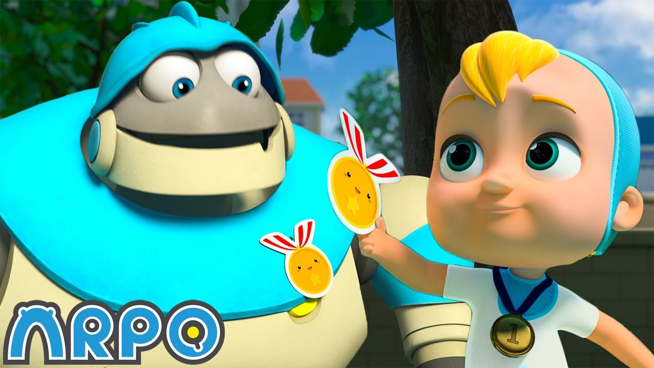 We Are The Champions - Baby Sports Day | ARPO| Educational Kids Videos | Moonbug Kids