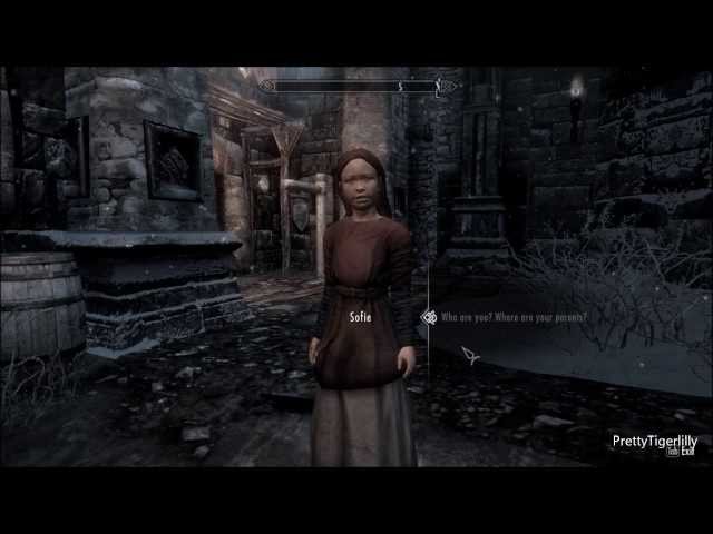 Skyrim Hearthfire Sophie The Orphan