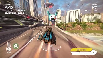 Wipeout Omega Collection: Metro Park A+ challenge (Pir-hana prototype)