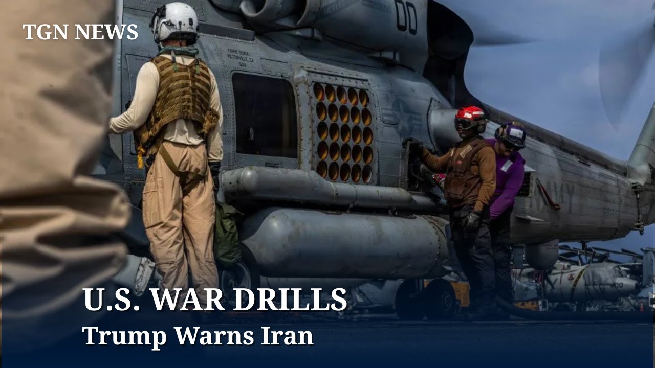 US Military Exercises Intensify as Tensions Rise With Iran | President Donald Trump