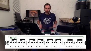 16th-note Timing (4•2•1) Exercise (for drummers)