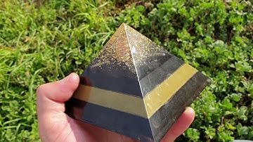 Golden ratio Giza ORGONITE pyramid!