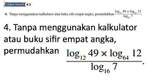 Latihan Intensif 4.2 No 4 | Bab 4 Indeks, Surd dan Logaritma | 4.2 Hukum Surd | Add Maths Form 4