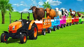 SPECIAL CONVOY TRANSPORT WITH SHEEPS, HORSES, GOATS, BUFFALO &amp; COWS - FS25