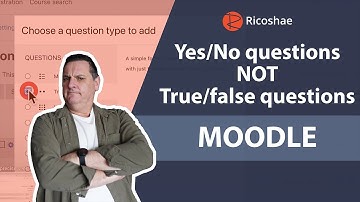 But I want a YES/NO question in a MOODLE QUIZ - NOT a True/False question
