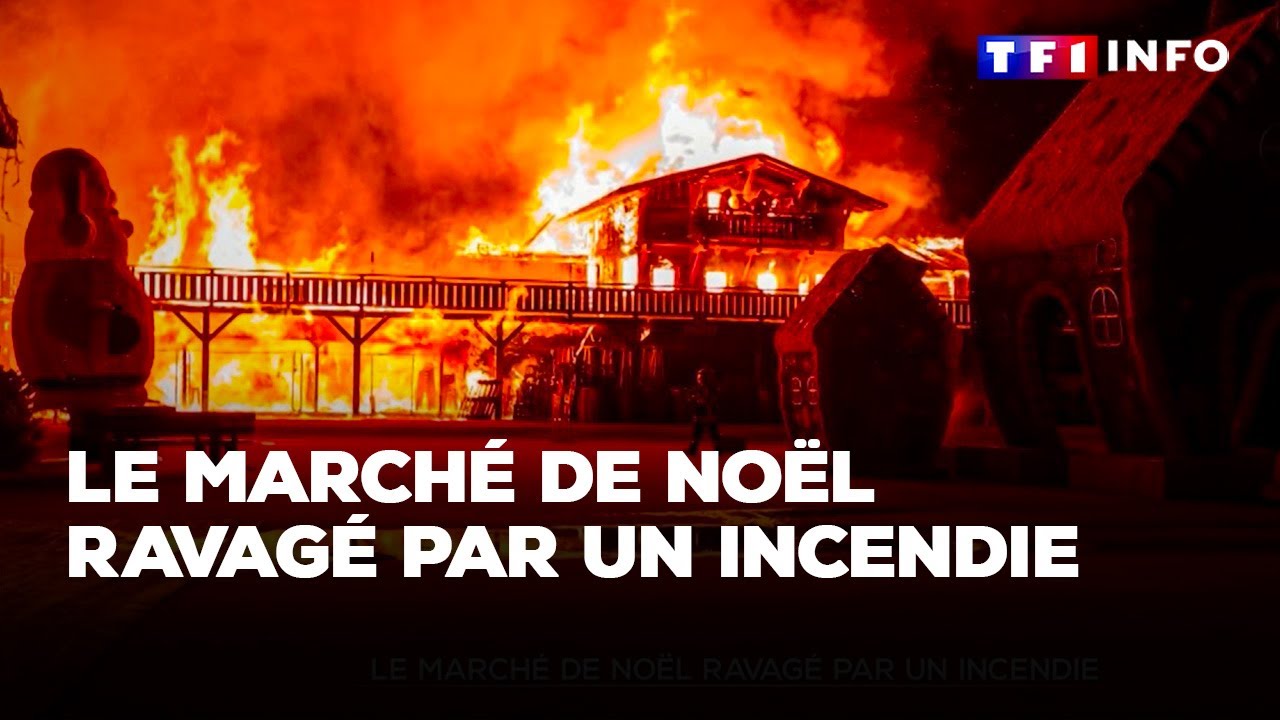 Les habitants du Barcarès sous le choc après l'incendie spectaculaire du marché de Noël｜TF1 INFO