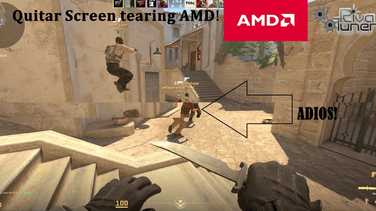 Como resolver screen tearing en Counter strike 2! (SOLO AMD) - YouTube