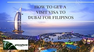 How to Get a Visit Visa to Dubai for Filipinos(In reality, UAE visit visa applies to tourists who wish to spend more than 14 days to visit friends and families. It also applies for business people who continuously ..., 2013-03-22T07:35:37.000Z)