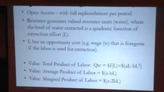 Common-Pool Resources: Over Extraction and Allocation Mechanisms