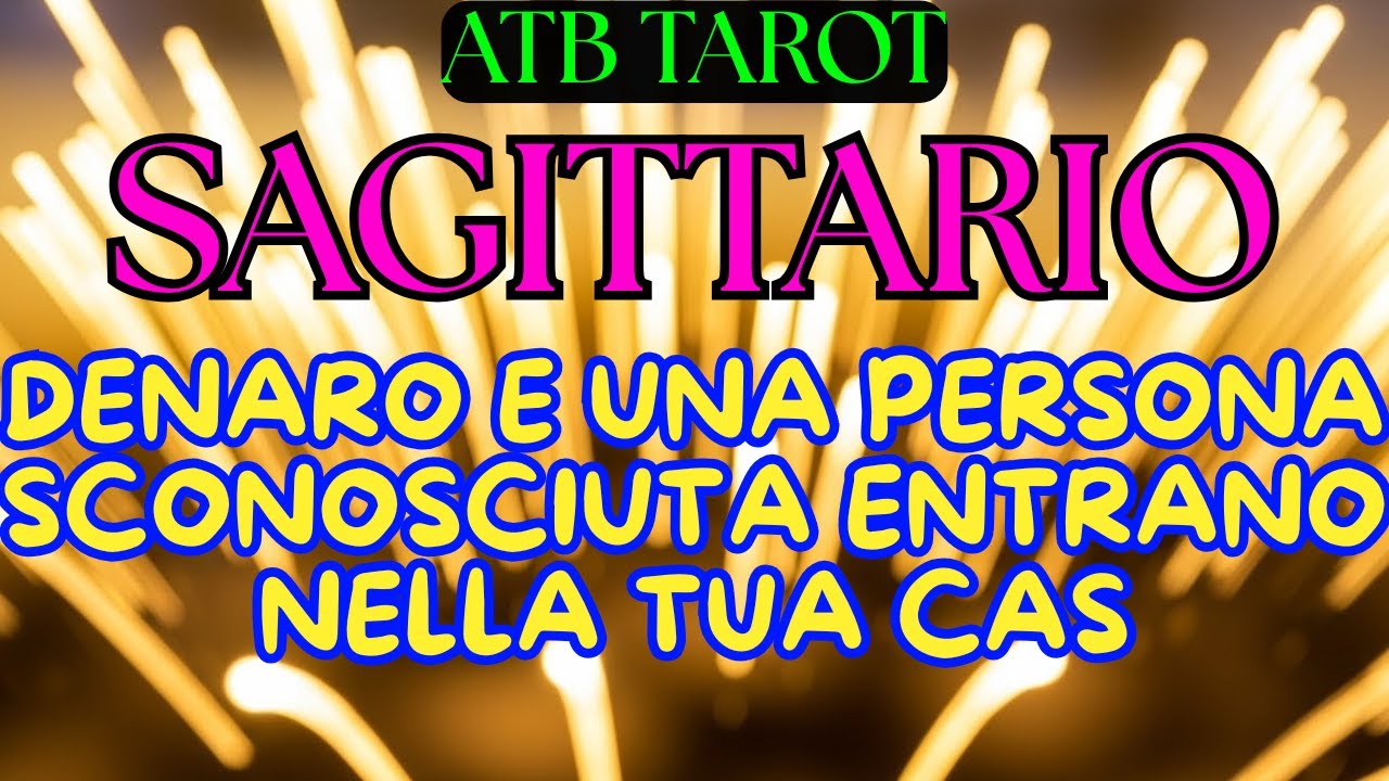SAGITTARIO: FINANZE E AMORE CAMBIANO MOLTO 😳 TI RIVELO QUANDO 💰 CON CHI ❤️