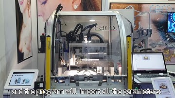 Faro CNC with QR, or Barcode reader.