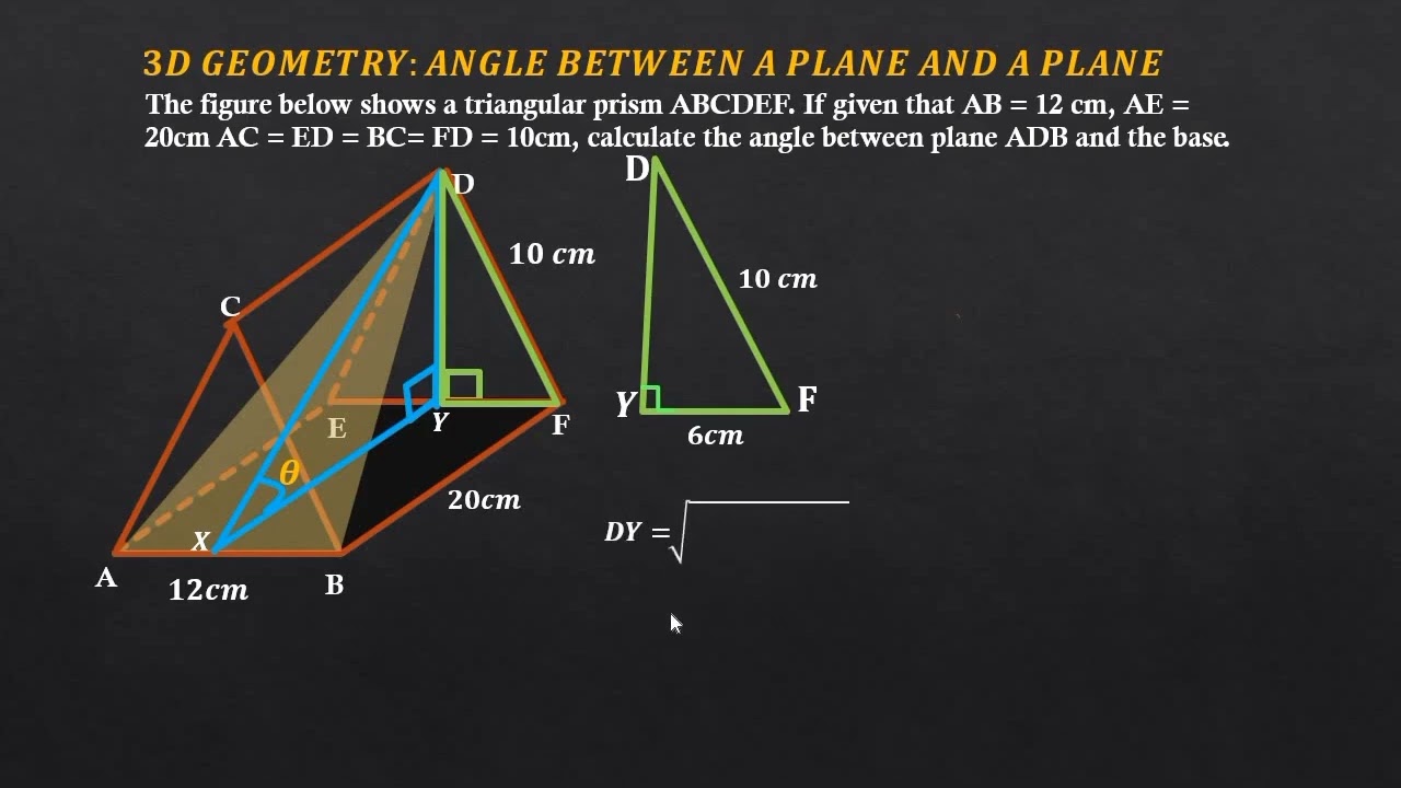 Projection A 3d Math Planes In 3d Geometry