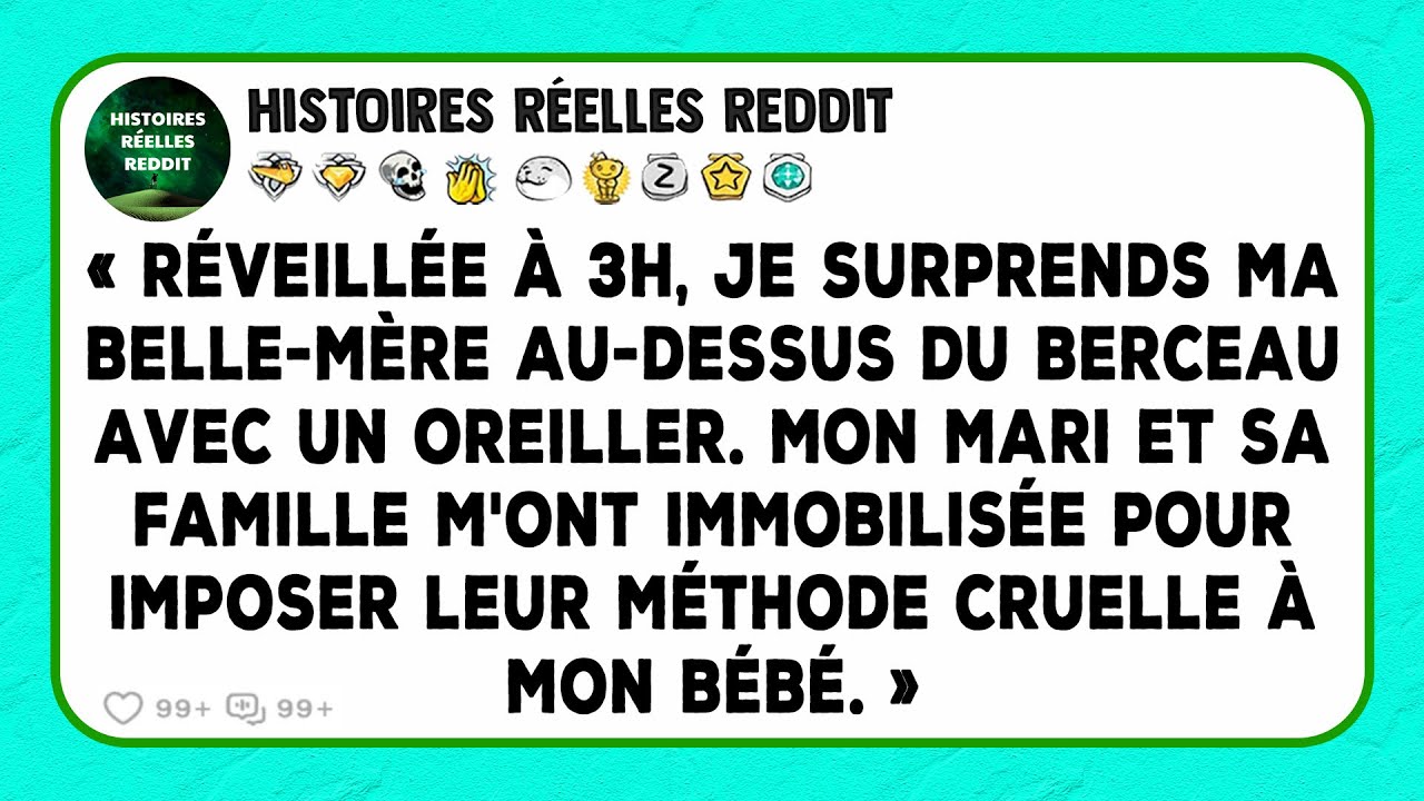 « Réveillée à 3h, je surprends ma belle-mère au-dessus du berceau avec un oreiller.
