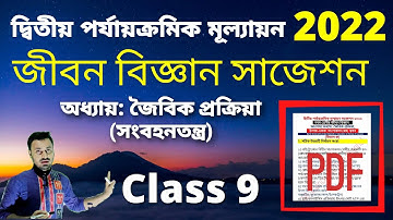 Class 9 life science second unit test suggestion 2022 |সংবহন নবম শ্রেণীর জীবন বিজ্ঞান@ARScienceAsiat