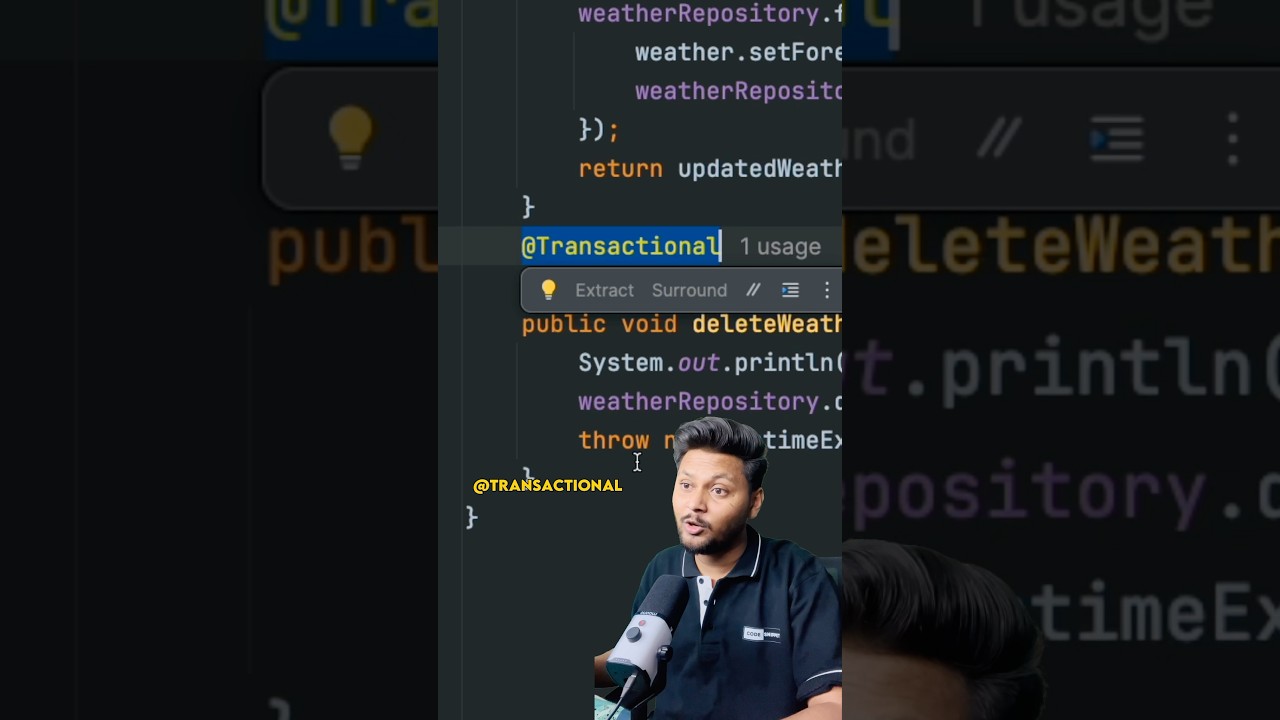 Transaction Rollbacks ✅ #coding #springplatform #javaframework #programming #springproject