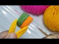 I made 2 Beautiful Hand Embroidery Flower with Scale and Woolen yarn | Easy Sewing Hack