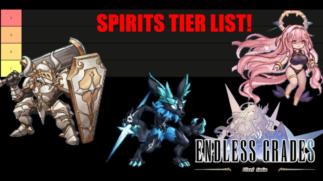 SPIRITS TIER LIST Endless Grades Pixel Saga YouTube spirits-tier-list-endless-grades-pixel-saga-youtube