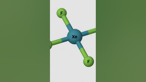 XeF4 molecule shape #moleculargeometry #chemicalbonding