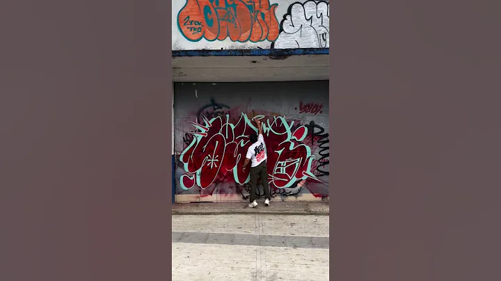 SICKEST GRAFFITI THROW-UP EVER‼️#graffiti #graffitiart #shorts