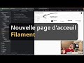 Filament : Modifier la page Dashboard par défaut