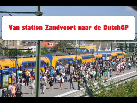 Station Zandvoort naar de Formule 1 DutchGP