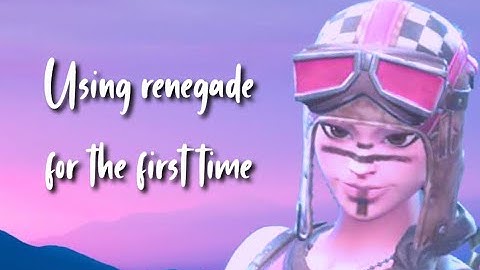 What Happens When You Are A (Trash Player) Renegade Raider.....