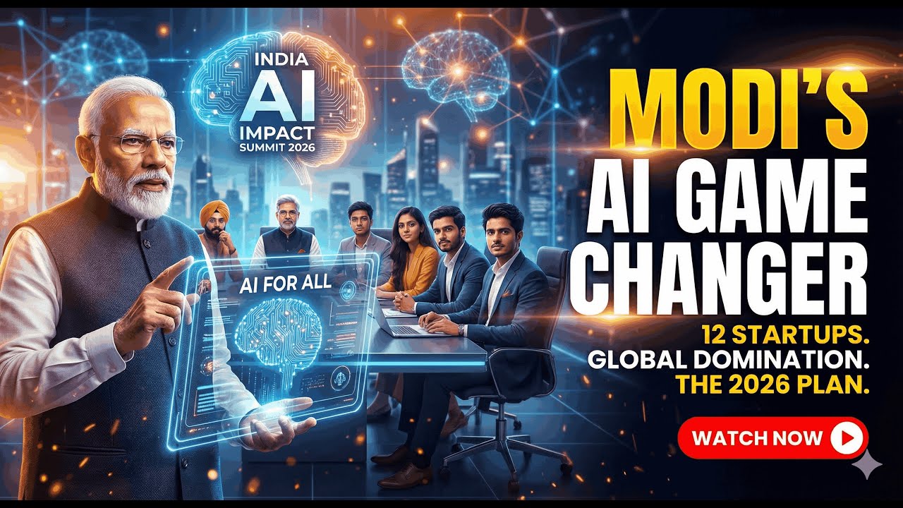 MODI's Gameplan for 2026 : AI Takeover (Hindi Explainer)